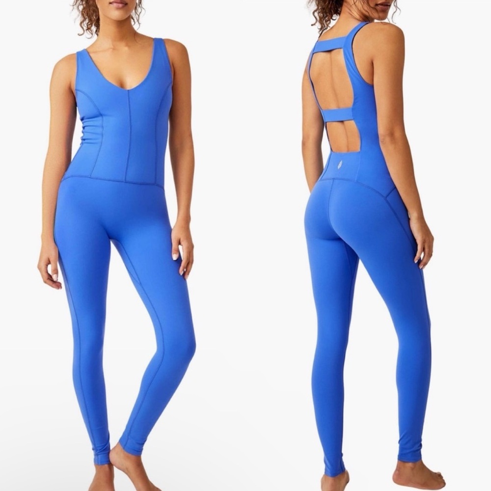 Free People Movement Never Better One Piece In Electric Cobalt Blue